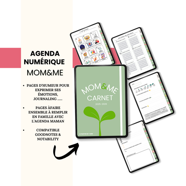 Carnet numérique Mom&Me – Journaling & Émotions pour enfants