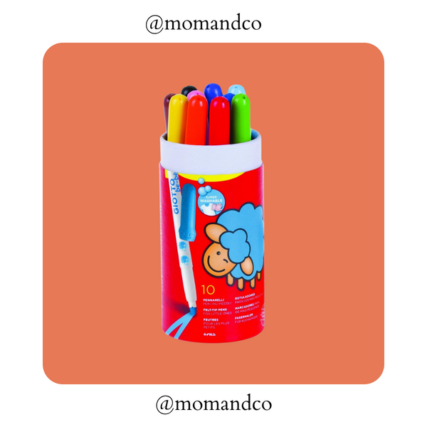 FEUTRES POT 10 COULEURS - GIOTTO
